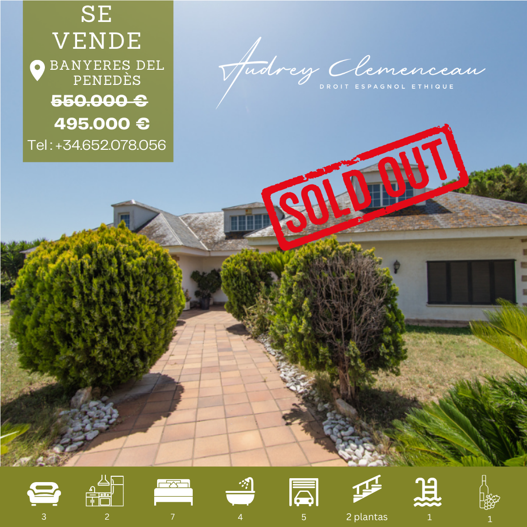 Villa Banyeres del Penedes Se vende