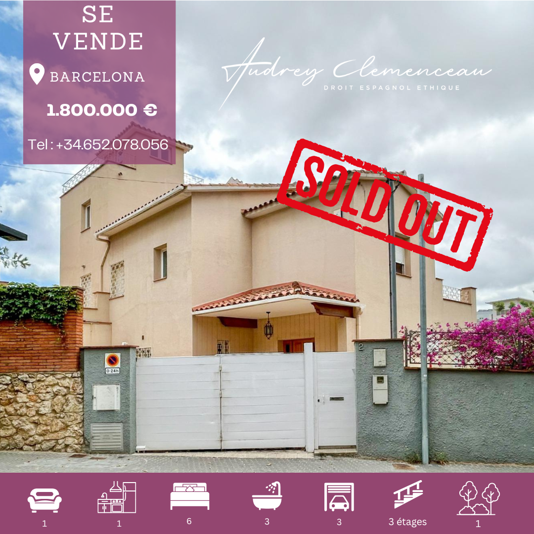 Se vende casa barcelona