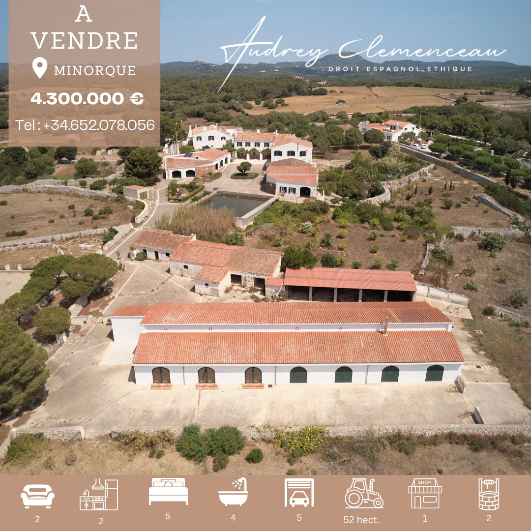 A vendre Menorca
