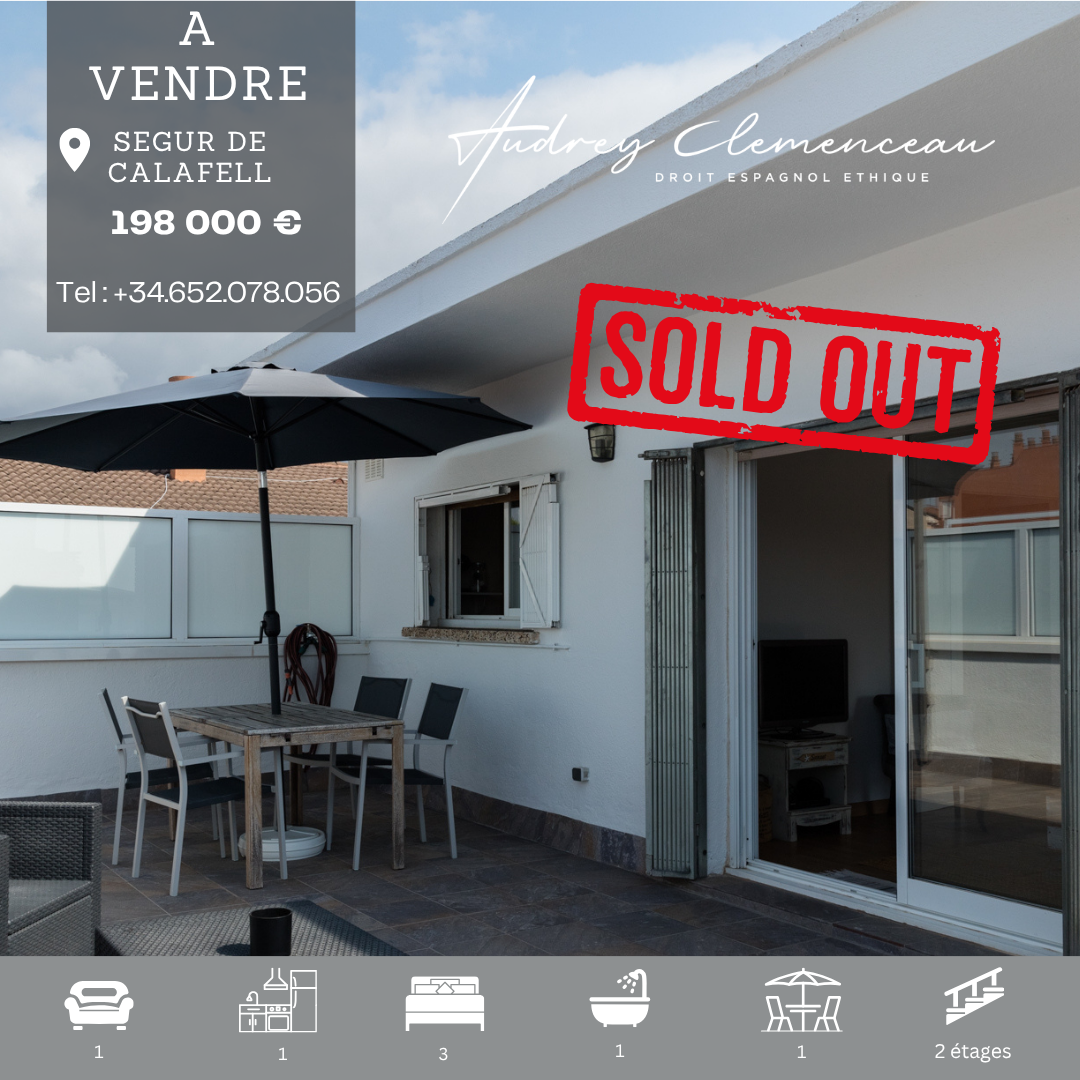 A vendre atico Segur de Calafell